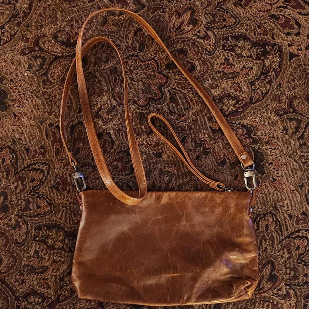 Rough & Tumble leather crossbody bag